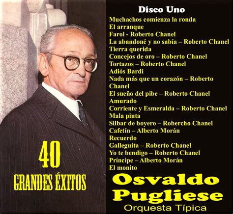 La Nova Botica Del Aleman Tango Osvaldo Pugliese 40 Grandes éxitos