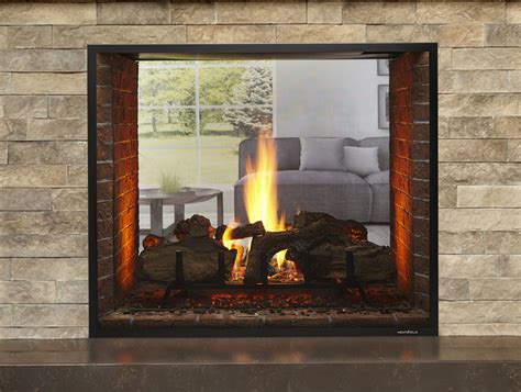 Escape See Through Gas Fireplace Heat And Glo