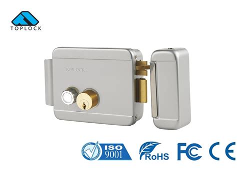 China 12v Door Lock Electric Rim Lock Yale Double Brass Cylinder And