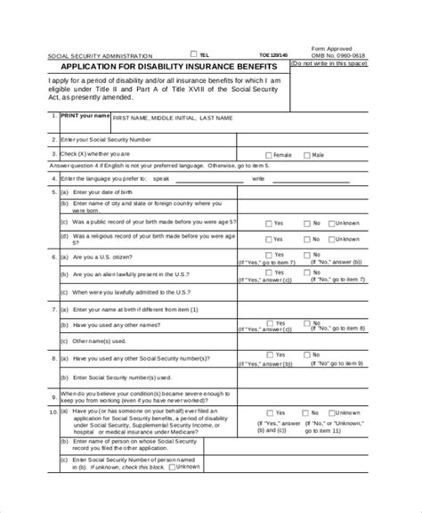 We did not find results for: FREE 8+ Sample Social Security Application Forms in PDF