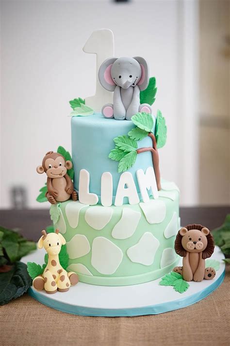 Happy 1st Birthday Liam Annie Mescall Boys 1st Birthday Cake