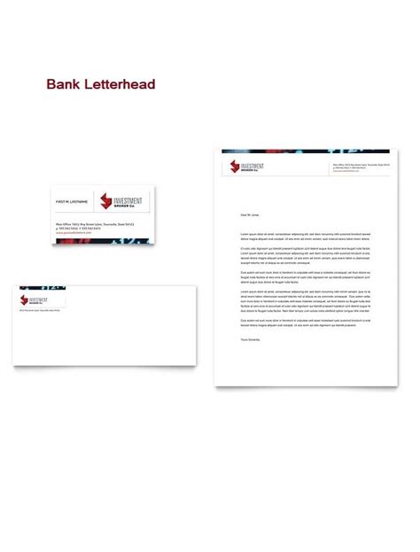 Photocopies, scans, and faxes of letter are not accepted. 13 Free Bank Letterhead - Printable Letterhead