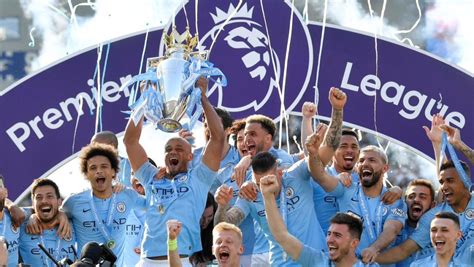 Manchester City Crowned Premier League 201819 Champions