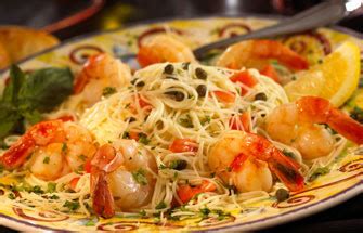 You certainly can add any pasta you'd like, but i prefer to use the fresh angel hair type (find it. erin's recipes: [grilled shrimp and scallop scampi on ...