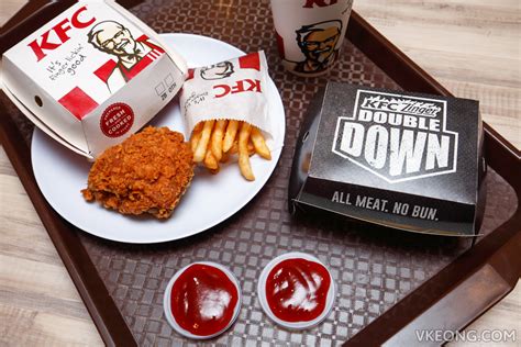 Since its first debut, kfc has also offered the ghost pepper zinger burger, zinger waffle burger, and even the zinger croissant. KFC Zinger Double Down - All Meat No Bun