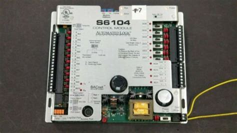 Automated Logic S6104 Control Module Used The Error Light Is On 7