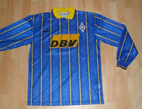 Werder bremen 2017 2018 home shirt nike soccer jersey trikot size s. Werder Bremen Visitante Camiseta de Fútbol 1995 - 1996 ...