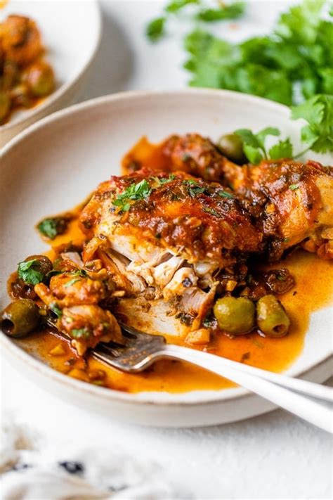 Pollo Guisado Latin Chicken Stew With Olives Blogpapi