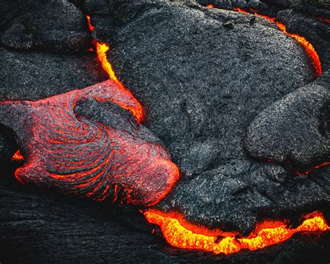 Pacific Volcanic Eruption Lava Fiery Surface Preview