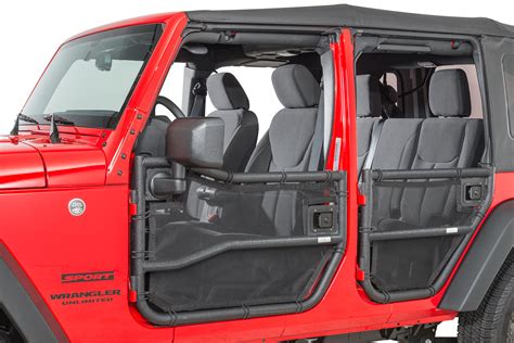 Rugged Ridge 1150926 Front And Rear Tube Doors With Eclipse Screens