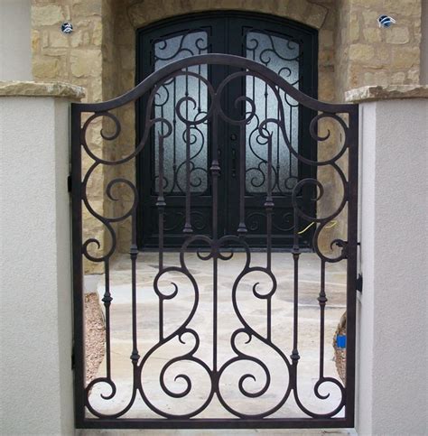 A front gate announces your intentions with its proportions, style, and materials. Iron Door Gate and Front Entry Iron Door - Front Doors ...