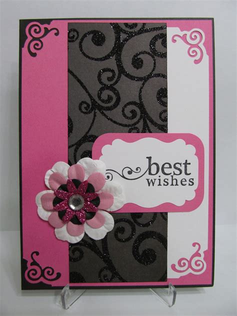 Savvy Handmade Cards Best Wishes Card
