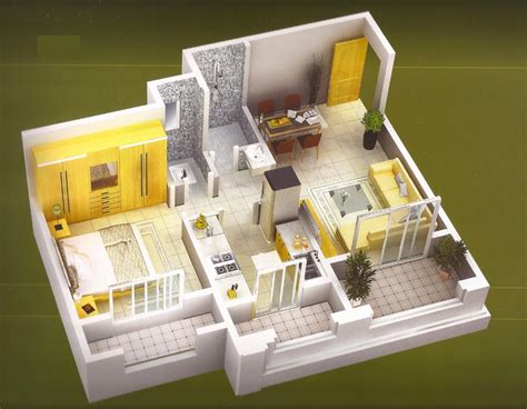 Planyourroom.com is a wonderful website to redesign each room in your house by picking out perfect furniture options to fit your unique space. 25 One Bedroom House/Apartment Plans