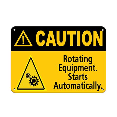 Caution Rotating Equipment Starts AutomaticaÃƒÂ¢Ã¢Â¬Ã¢Â¹lly