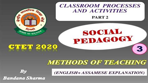 Classroom Processes And Activities Part 2 Methods Of Teaching Ctetb