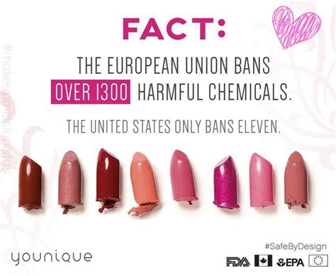Visit our website to find out more about our products now! The EU bans over 1300 ingredients in cosmetic products ...