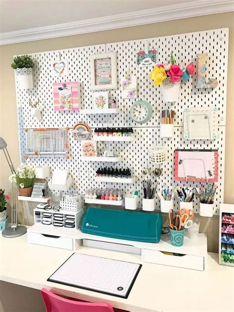 Learn how to easily organize your craft room utilizing different storage ideas for sewing, cricut, paper crafting and painting. 39 cricut craft and sewing room organization ideas 40 # ...