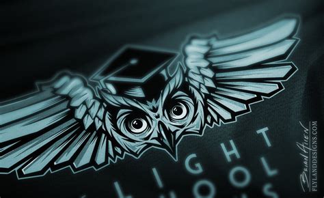 Owl Emblem Logo Design Flyland Designs Freelance Illustration And