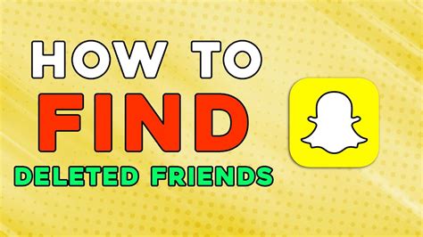 How To Find Deleted Friends On Snapchat Quick Tutorial Youtube