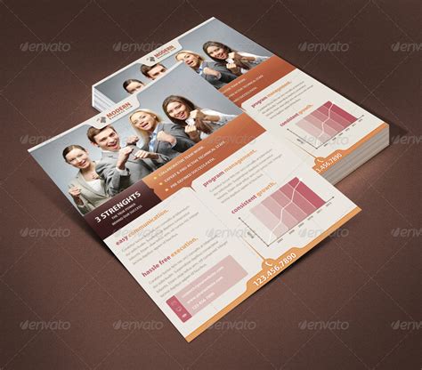Realistic Flyer Mockup Template by saptarang | GraphicRiver