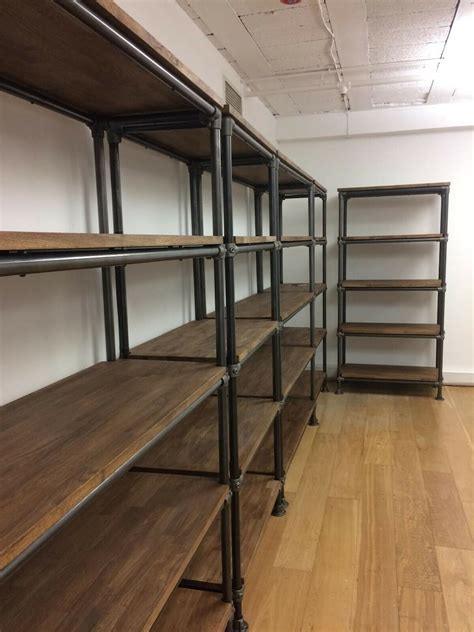 Free Standing Shelving Industrial Retail Display Units Metal Etsy