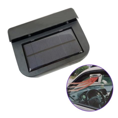 1 Pcs Solar Power Window Fan Air Vehicle Radiator Auto Fan Solar Sun