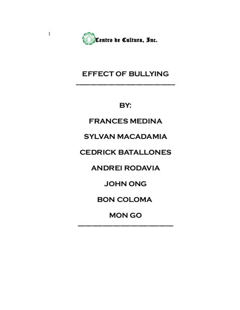 Free argumentative essays about bullying in schools ➤ the biggest database of exclusive essays ➥ how to stop and prevent bullying persuasive. Research thesis (effects of bullying)