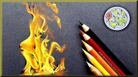 How To Draw Realistic Fire Or Flames The Best Pens Youtube