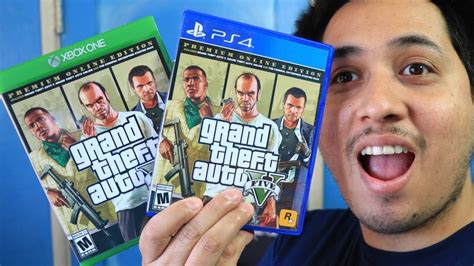 Grand Theft Auto V Premium Online Edition Unboxing Ps4