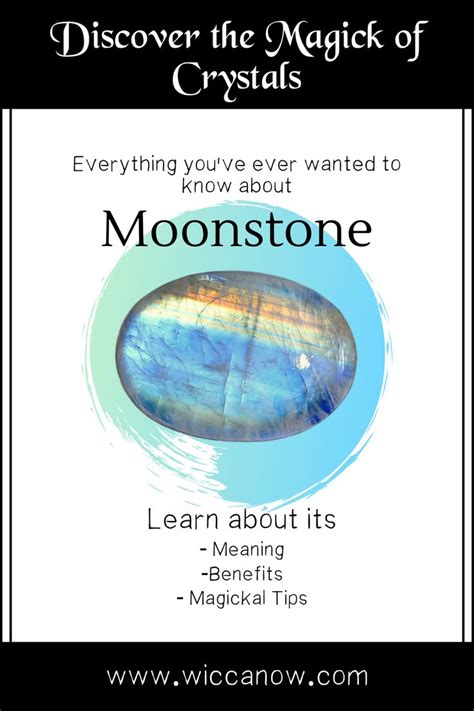 Moonstone Meaning And Benefits Moonstone Wicca How To Find Out