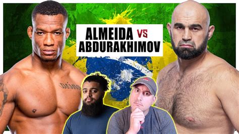 UFC 283 Jailton Almeida Vs Shamil Abdurakhimov Prediction Bets DFS