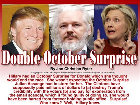 Double October Surprise Opinion Conservative Before Its News