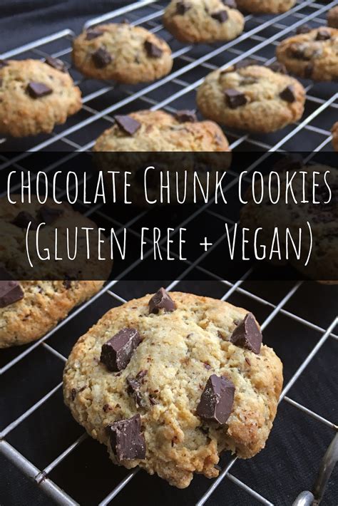 Chocolate Chunk Cookies Gluten Free Vegan Susiechef