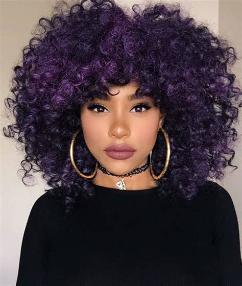 11 Eccentric Purple Curly Hairstyles To Try In 2023