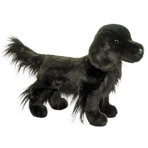 Douglas Jett Flat Coated Retriever Plush Stuffed Animal Dog 16