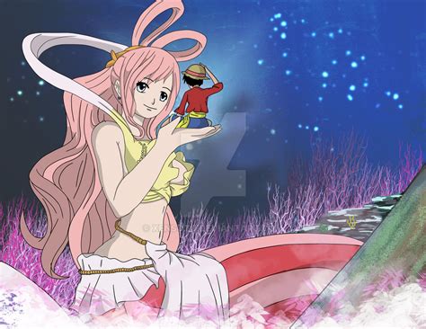 Princess Shirahoshi And Luffy By Xensoto On Deviantart