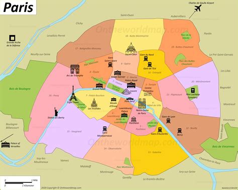 Paris Map France Maps Of Paris