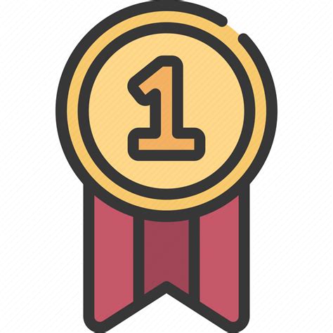 Number One Award Prize Achievement Icon Download On Iconfinder