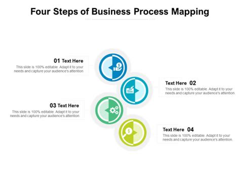 Four Steps Of Business Process Mapping Ppt Powerpoint Presentation File