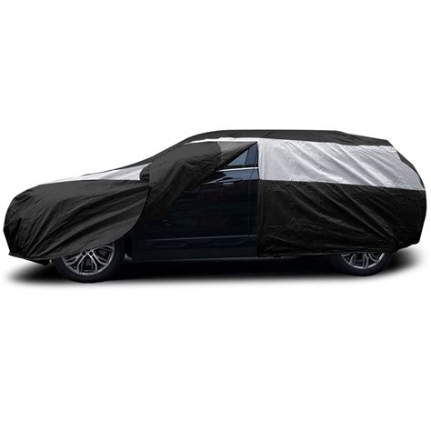 Titan Jet Black Poly 210t Mid Size Hatchback Car Cover 181