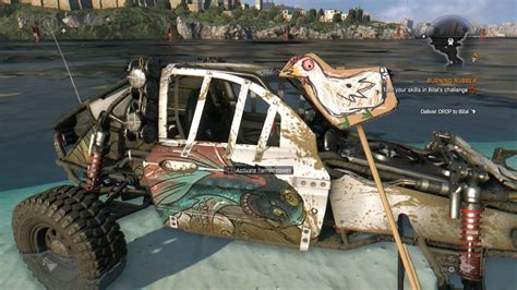 Paint jobs are custom color schemes for the buggy in dying light: Dying Light The Following - Flying Fish Paint Job Location - YouTube