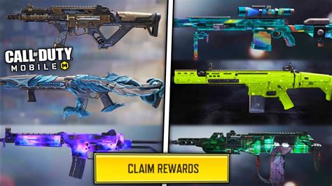 New Claim 37 Free Epic Weapon Skins In Cod Mobile Youtube