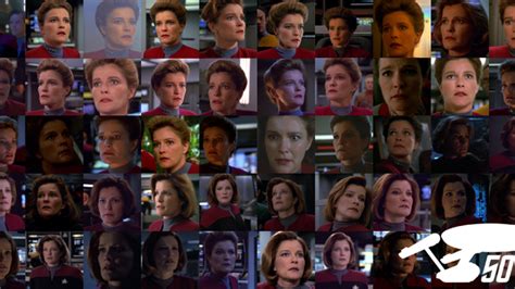An Appreciative Gallery Of Voyagers Captain Janeway Looking Shocked