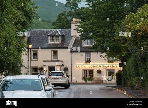Loch Lomond Arms Hotel Country Pub And Hotel Luss Scotland Uk Stock