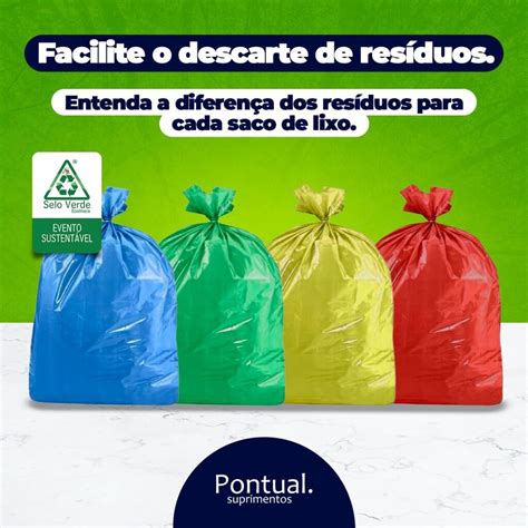 Separação Do Lixo Cores