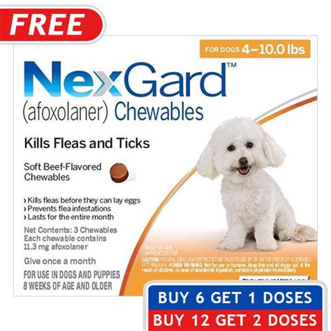 It comes in a beef flavored chew for your dog, which makes administering it simple. Nexgard for Dogs: Buy NexGard Chewables for Dogs Online at ...
