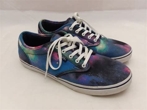Vans Cosmic Galaxy Space Stars Nebula Shoes Vans Vintage Sneakers