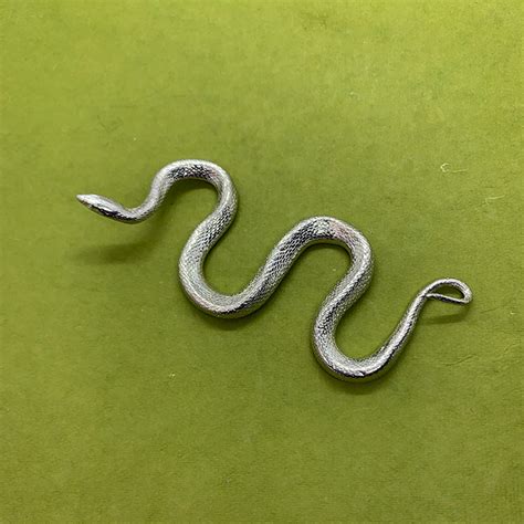 Snake Ornament Maurice Milleur Handcrafted Pewter Jewelry And Home