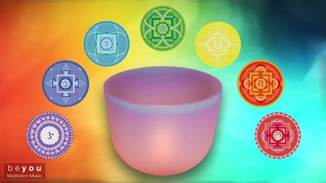 All 7 Chakras Chrystal Bowls Healing Frequencies 》purify Your Aura