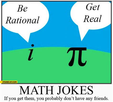 Math Jokes Be Rational Get Real If You Get Them You Probably Dont Have